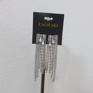(#V) bebe dangle earrings